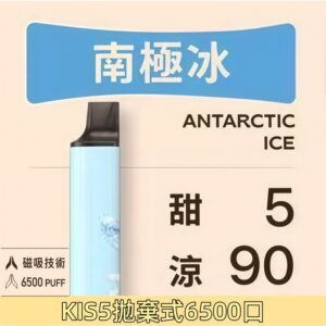 【南極冰】KIS5凱斯kISS6500口拋棄式可充電款電子煙#品牌熱銷#