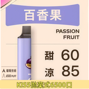【百香果】KIS5可充電6500口拋棄式凱斯電子煙#台灣現貨#