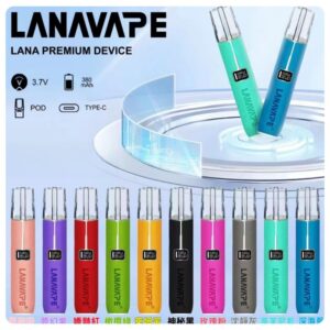 Lana皮革主機 Lanavape充電式電子煙霧化煙桿|液晶螢幕顯示